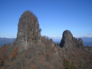 ニョキニョキ岩峰